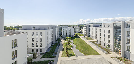 Campus Westend – Wohnanlage für Studierende, Merianstrasse 2-12 in Bielefeld